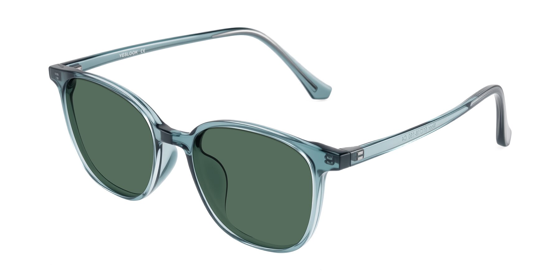Angle of Noor in Transparent Blue with Green Polarized Lenses