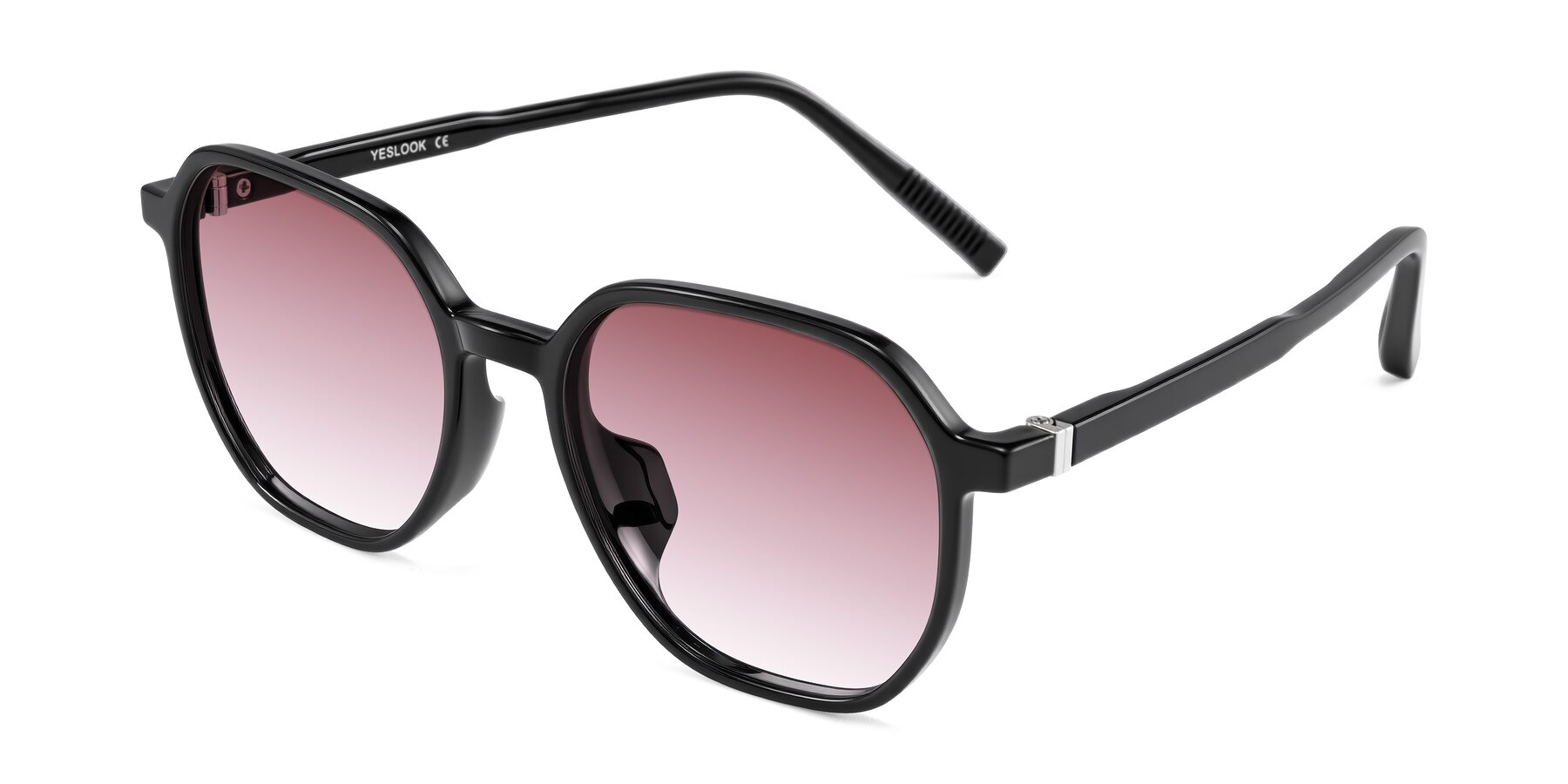 Angle of Holzer in Black with Garnet Gradient Lenses