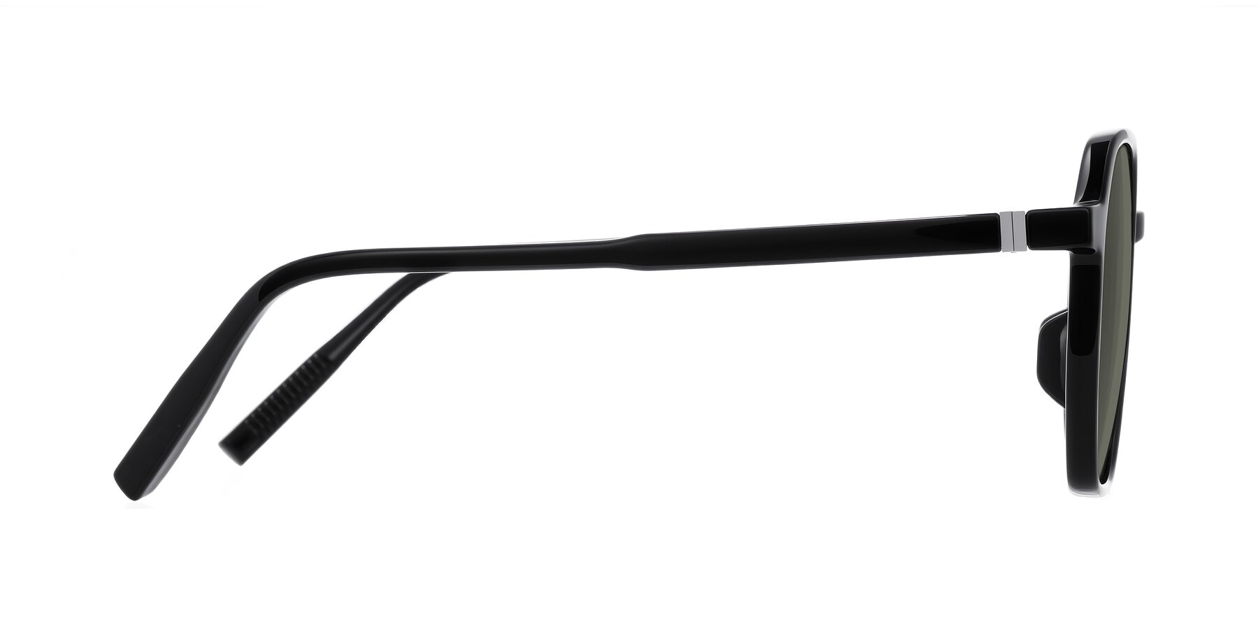 Side of Holzer in Black with Gray Polarized Lenses