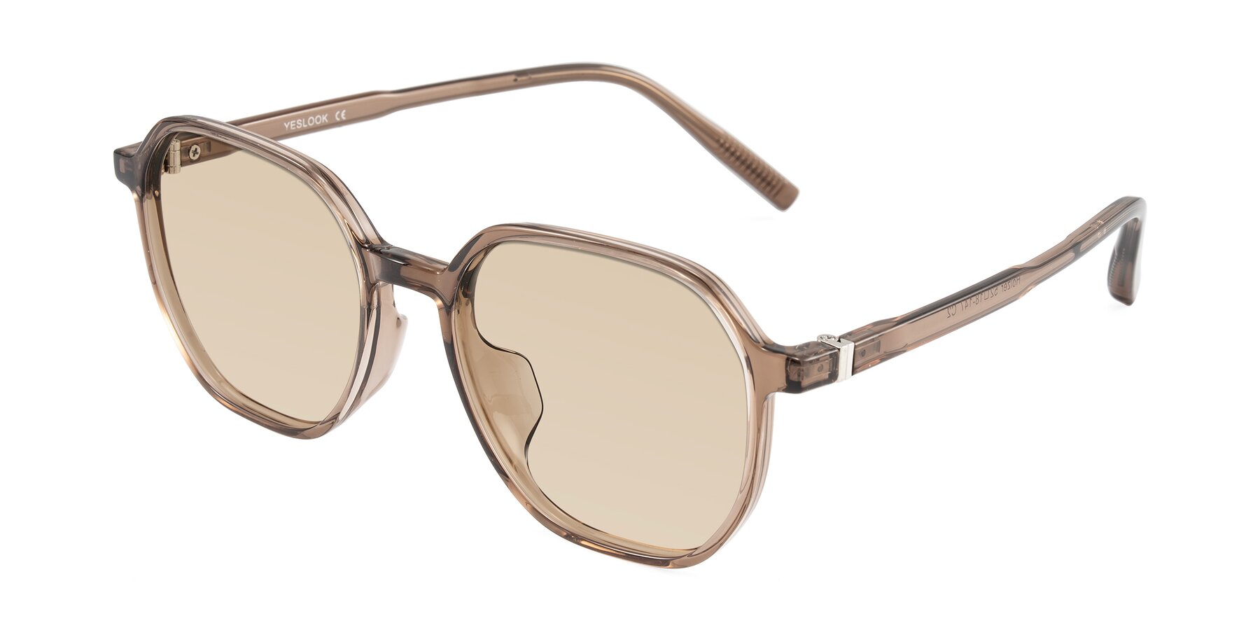 Angle of Holzer in Coffee with Light Brown Tinted Lenses