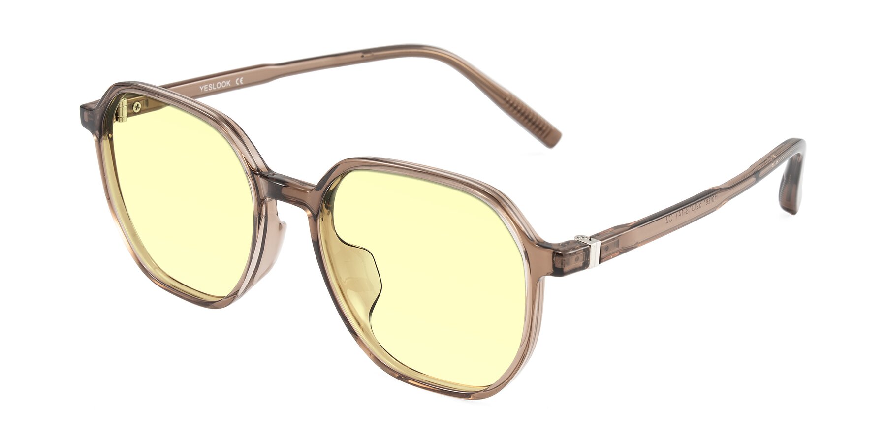 Angle of Holzer in Coffee with Light Yellow Tinted Lenses