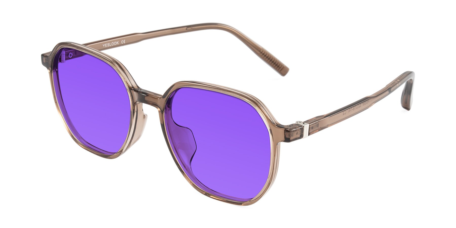 Angle of Holzer in Coffee with Purple Tinted Lenses