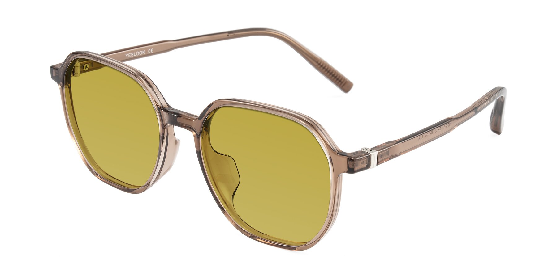 Angle of Holzer in Coffee with Champagne Tinted Lenses