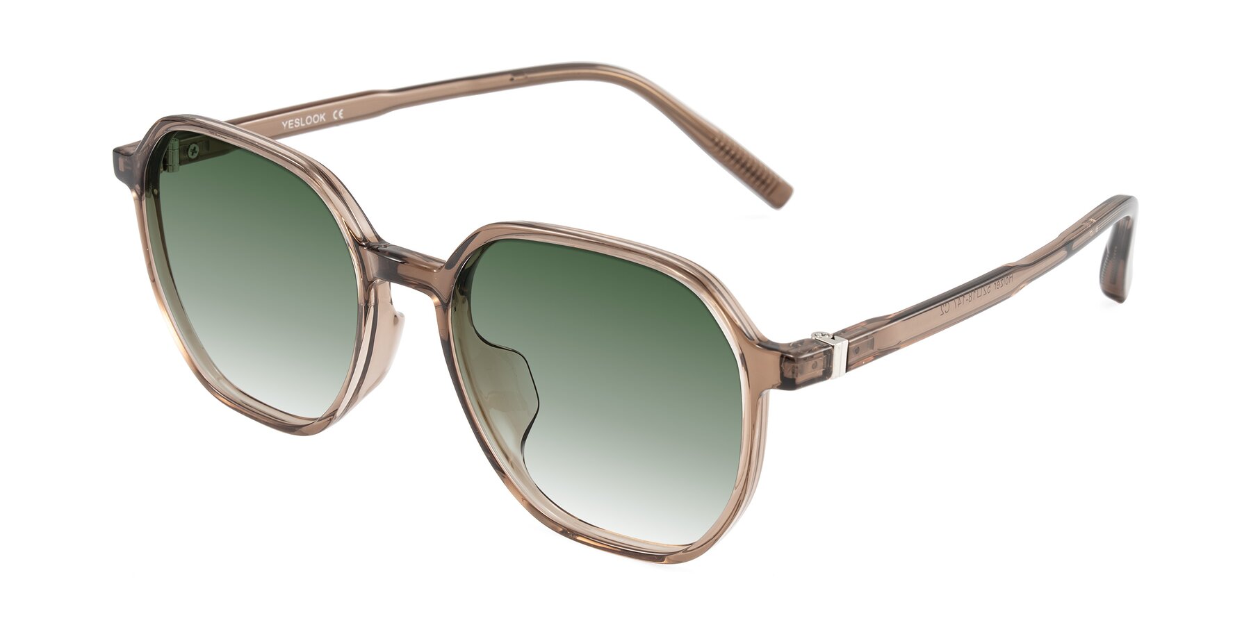 Angle of Holzer in Coffee with Green Gradient Lenses