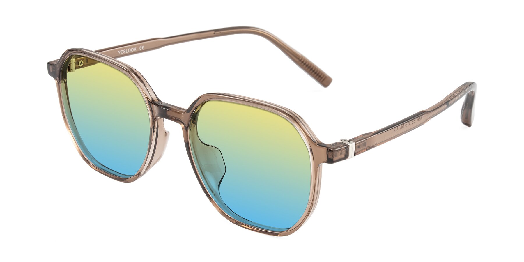 Angle of Holzer in Coffee with Yellow / Blue Gradient Lenses