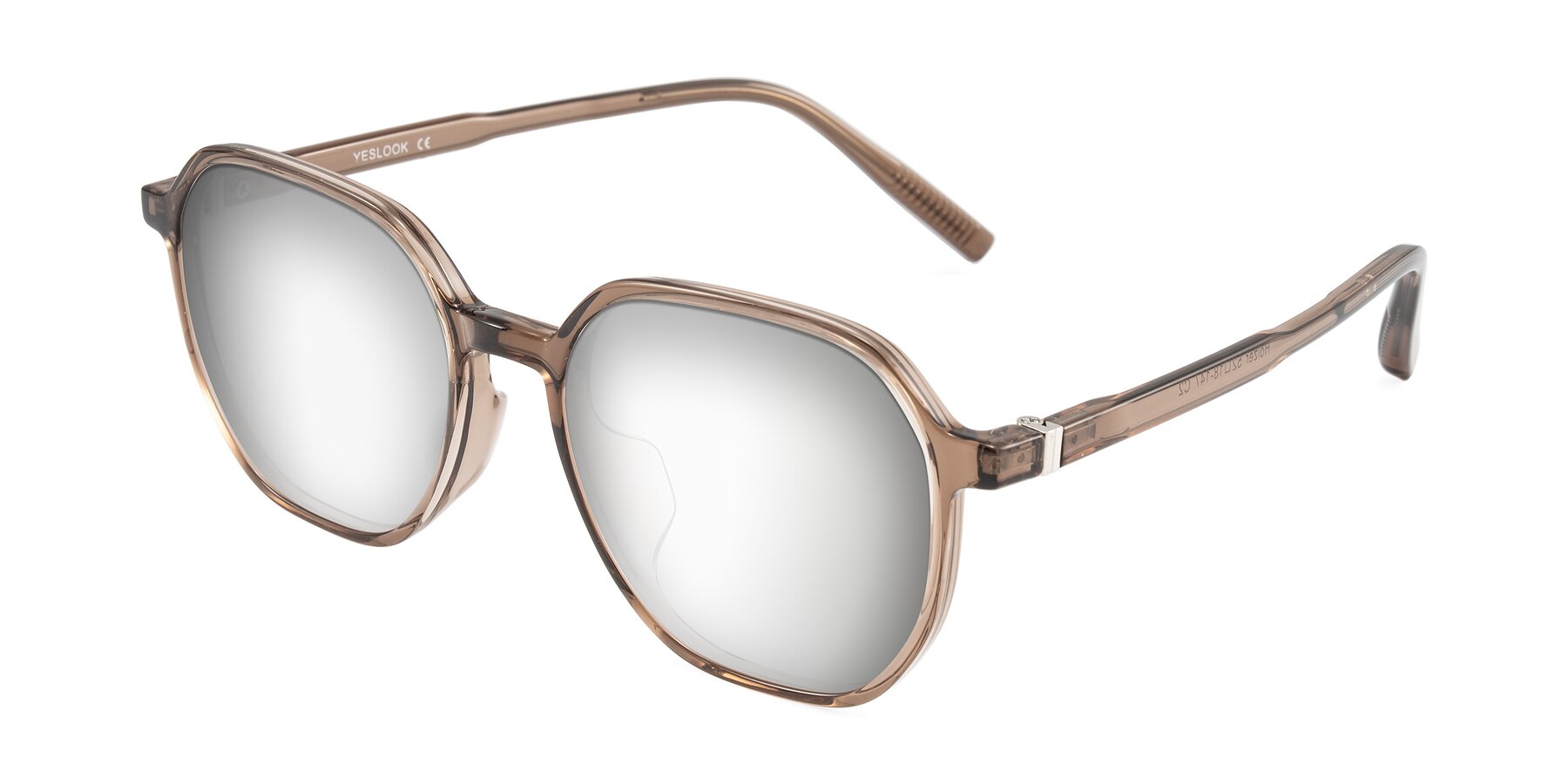 Angle of Holzer in Coffee with Silver Mirrored Lenses