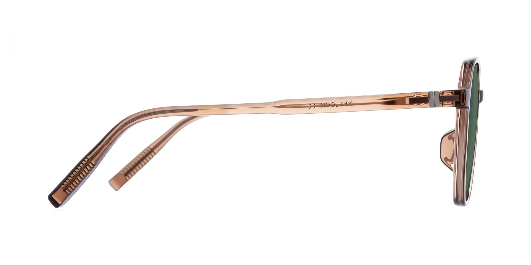 Side of Holzer in Coffee with Green Polarized Lenses