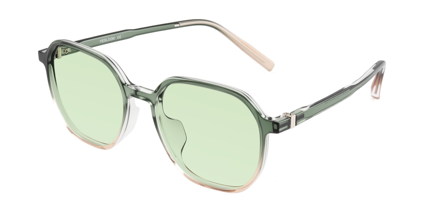 Angle of Holzer in Gradient Green with Light Green Tinted Lenses