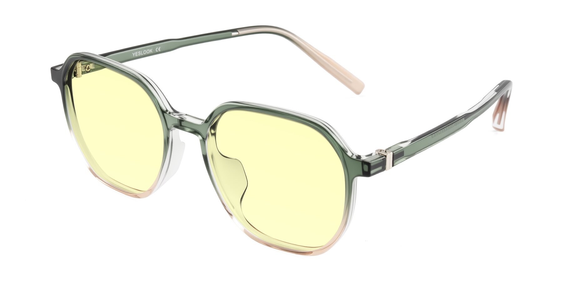 Angle of Holzer in Gradient Green with Light Yellow Tinted Lenses