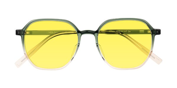 Front of Holzer in Gradient Green