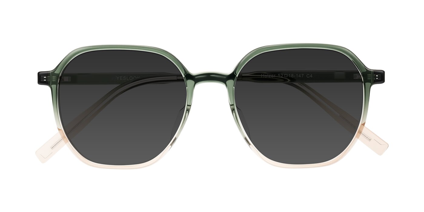 Holzer - Gradient Green Tinted Sunglasses