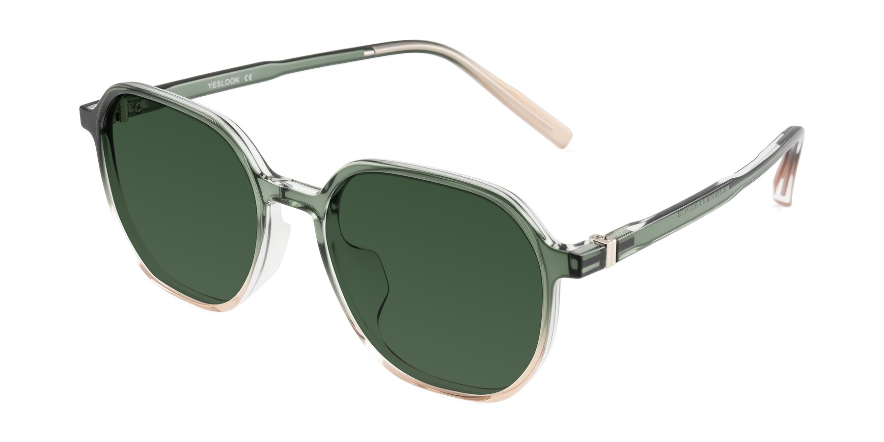 Angle of Holzer in Gradient Green with Green Tinted Lenses