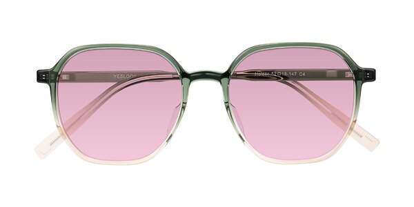 Front of Holzer in Gradient Green