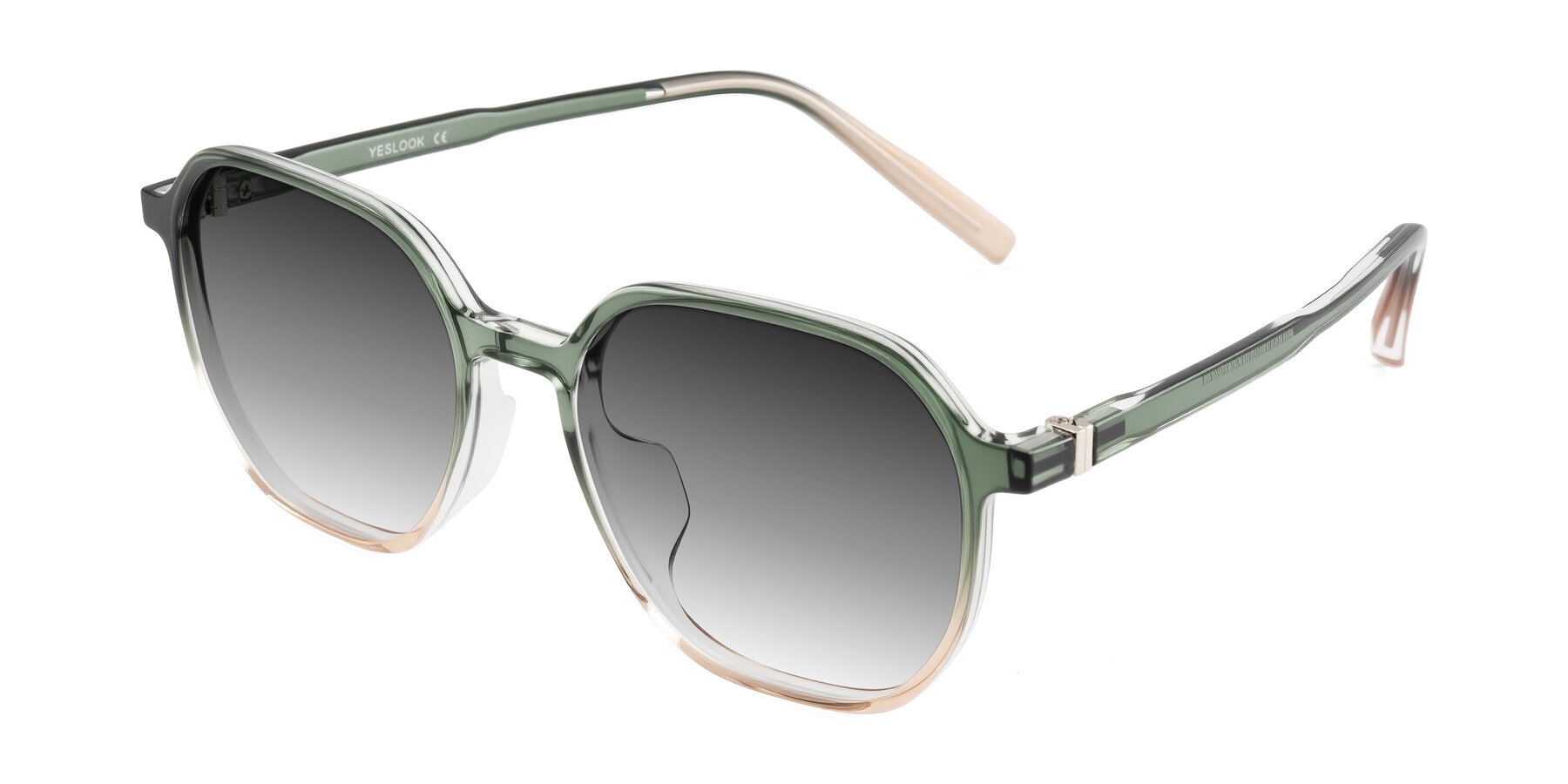 Angle of Holzer in Gradient Green with Gray Gradient Lenses