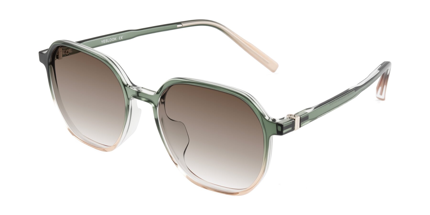 Angle of Holzer in Gradient Green with Brown Gradient Lenses
