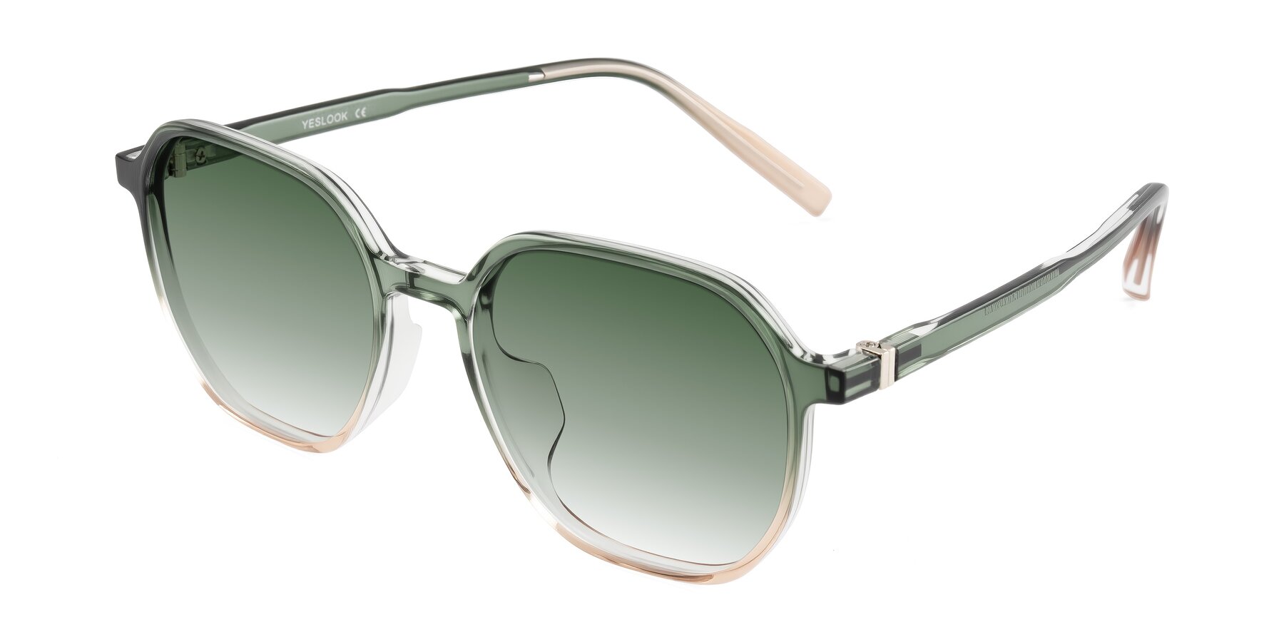 Angle of Holzer in Gradient Green with Green Gradient Lenses