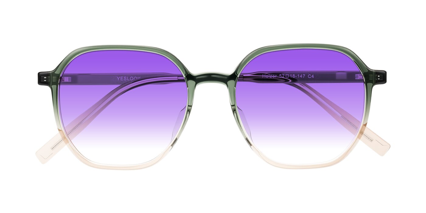 Holzer - Gradient Green Gradient Sunglasses