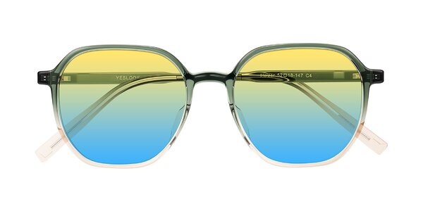 Front of Holzer in Gradient Green