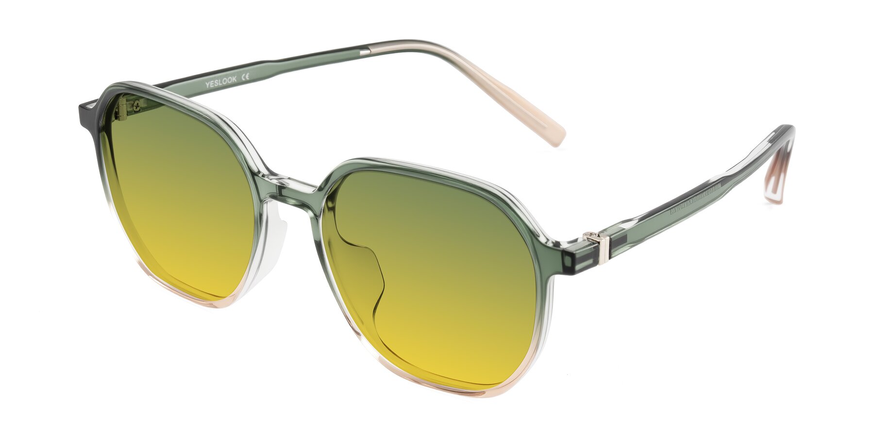 Angle of Holzer in Gradient Green with Green / Yellow Gradient Lenses