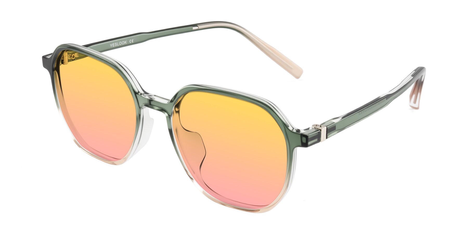 Angle of Holzer in Gradient Green with Yellow / Pink Gradient Lenses