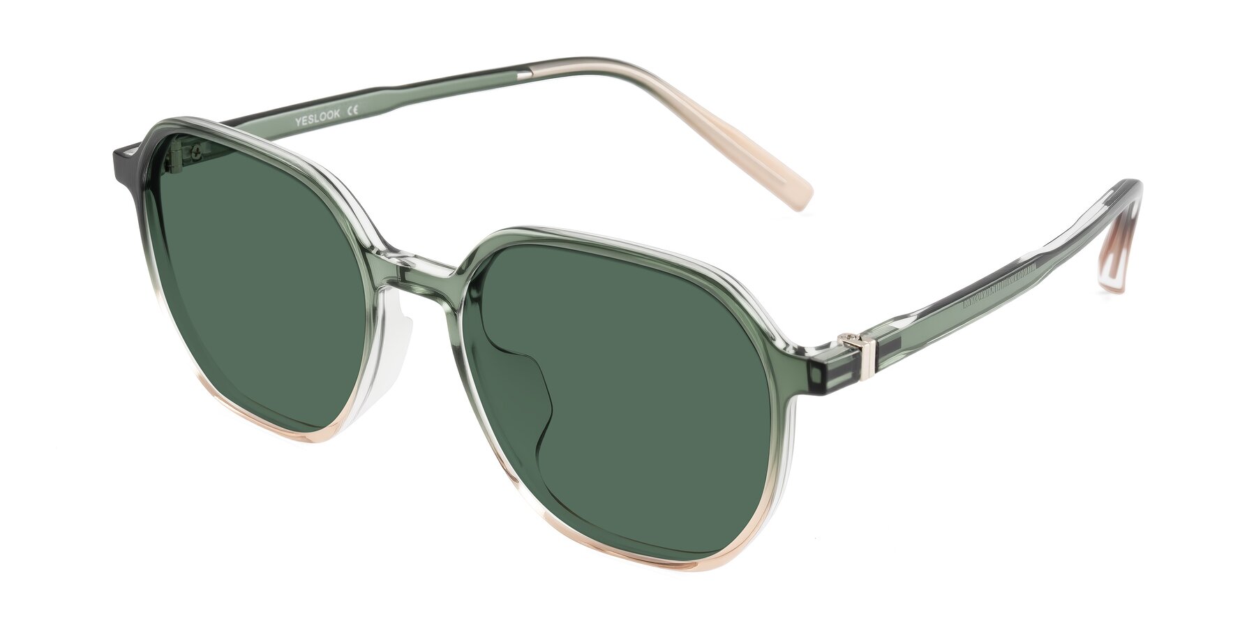 Angle of Holzer in Gradient Green with Green Polarized Lenses