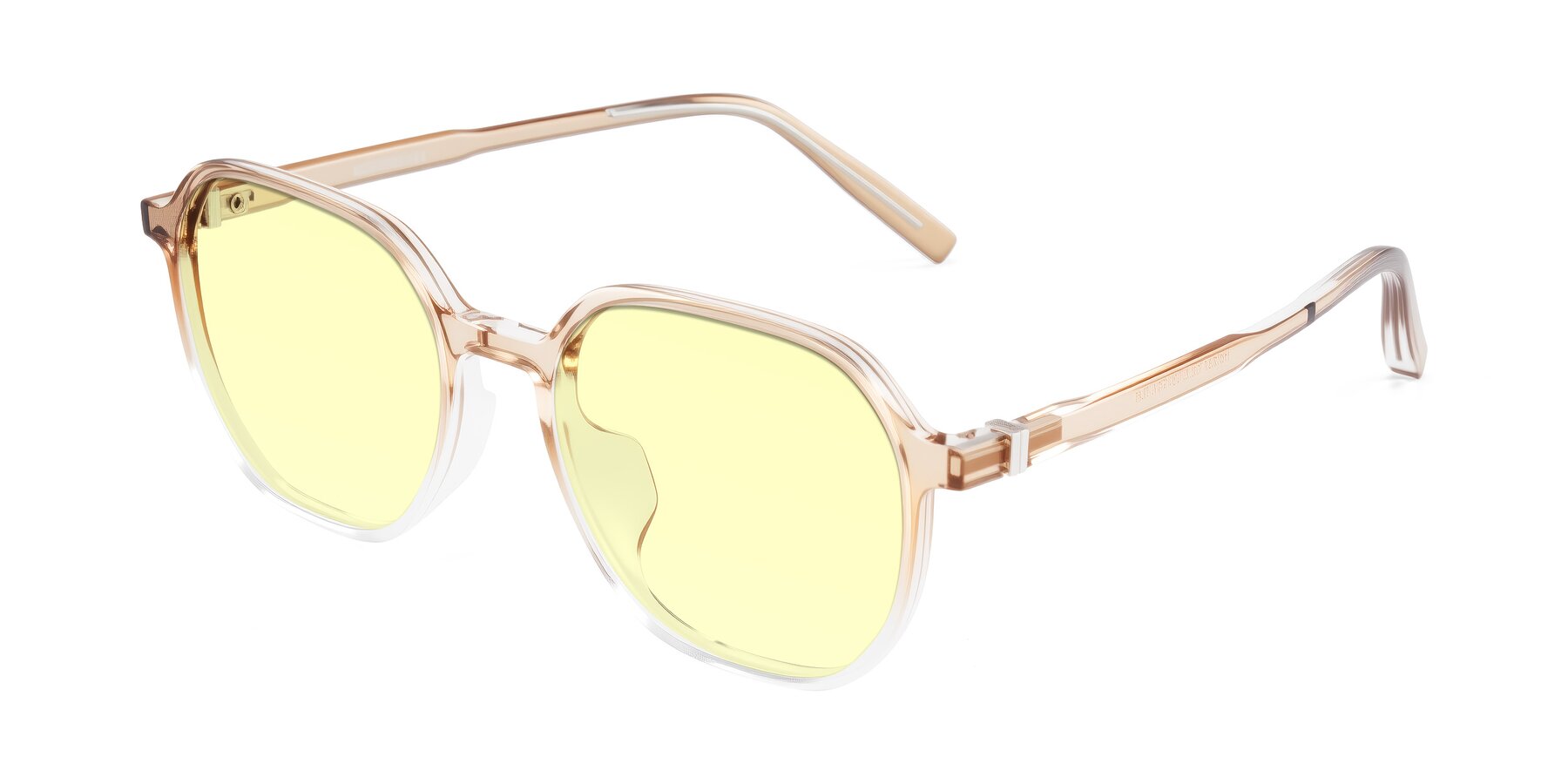 Angle of Holzer in Gradient Amber with Light Yellow Tinted Lenses