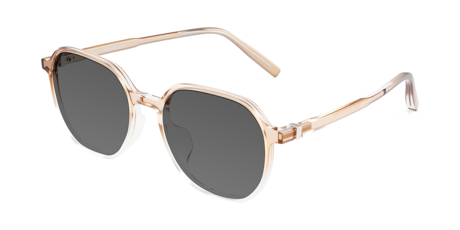 Angle of Holzer in Gradient Amber with Medium Gray Tinted Lenses