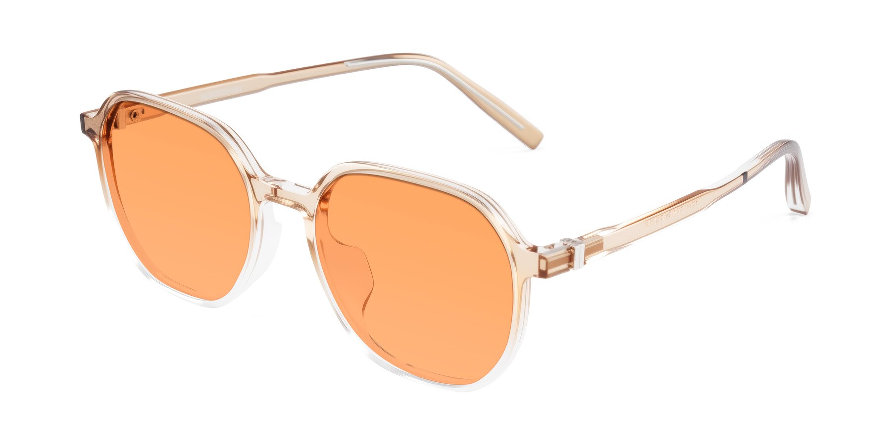 Angle of Holzer in Gradient Amber with Medium Orange Tinted Lenses
