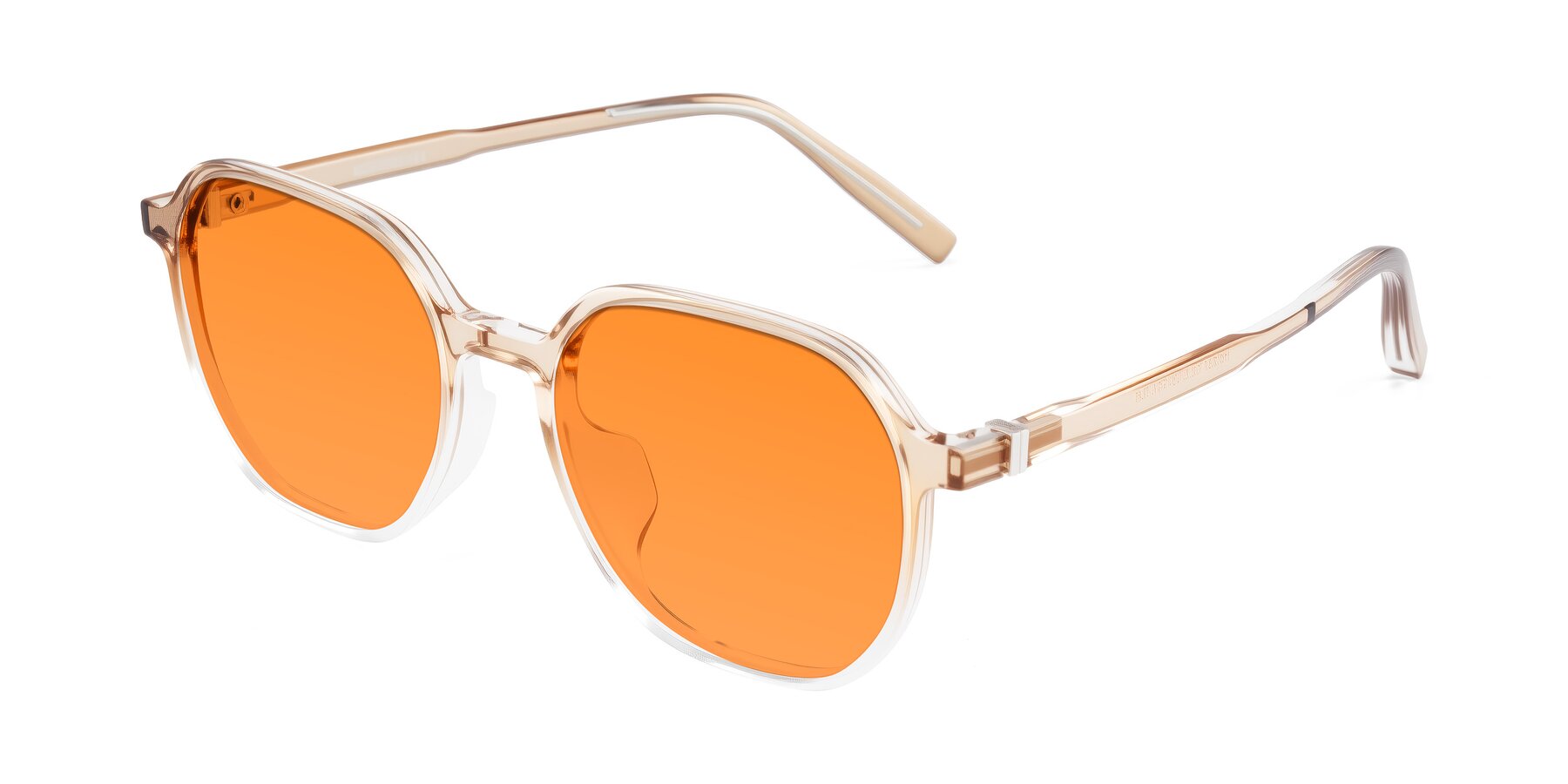Angle of Holzer in Gradient Amber with Orange Tinted Lenses