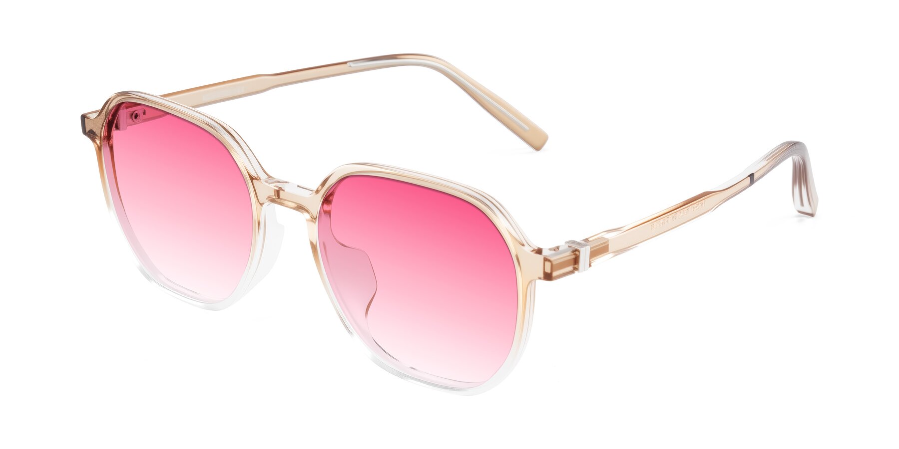Angle of Holzer in Gradient Amber with Pink Gradient Lenses
