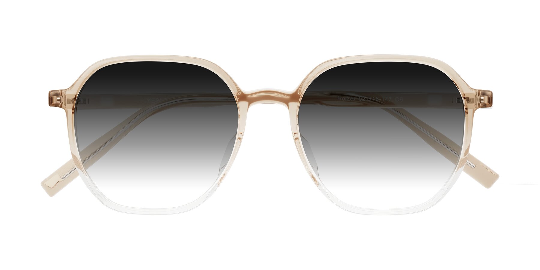 Folded Front of Holzer in Gradient Amber with Gray Gradient Lenses