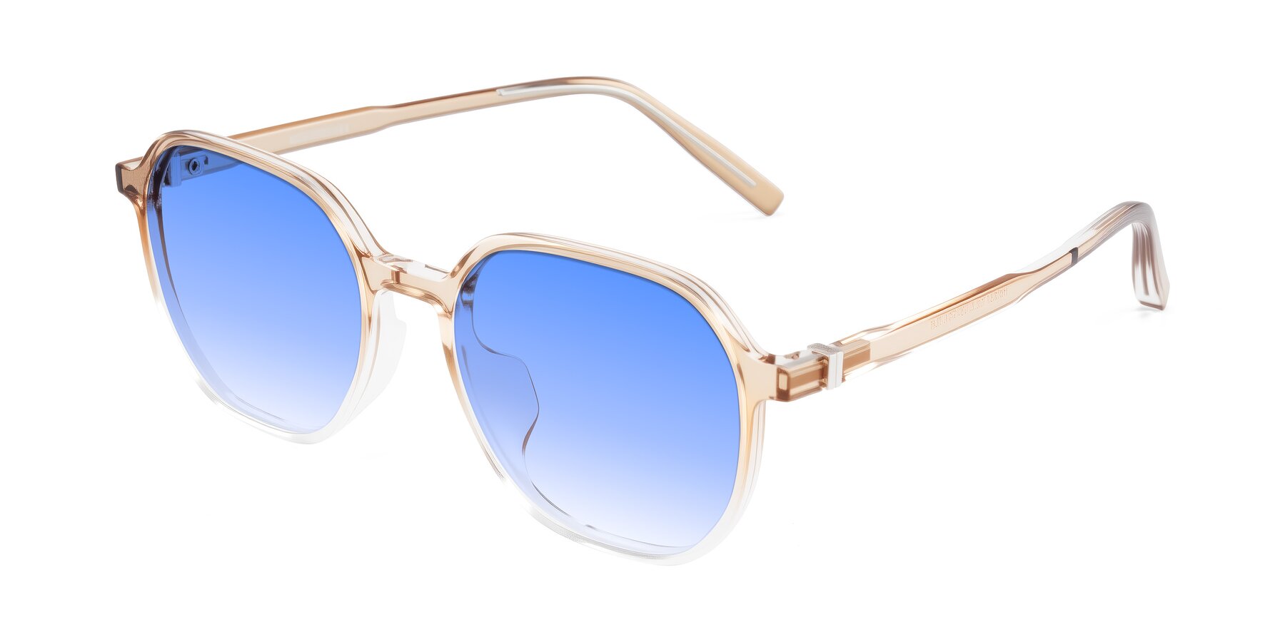 Angle of Holzer in Gradient Amber with Blue Gradient Lenses