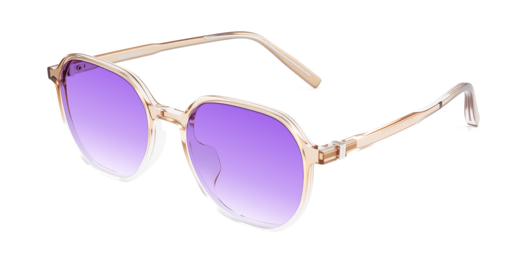 Angle of Holzer in Gradient Amber with Purple Gradient Lenses