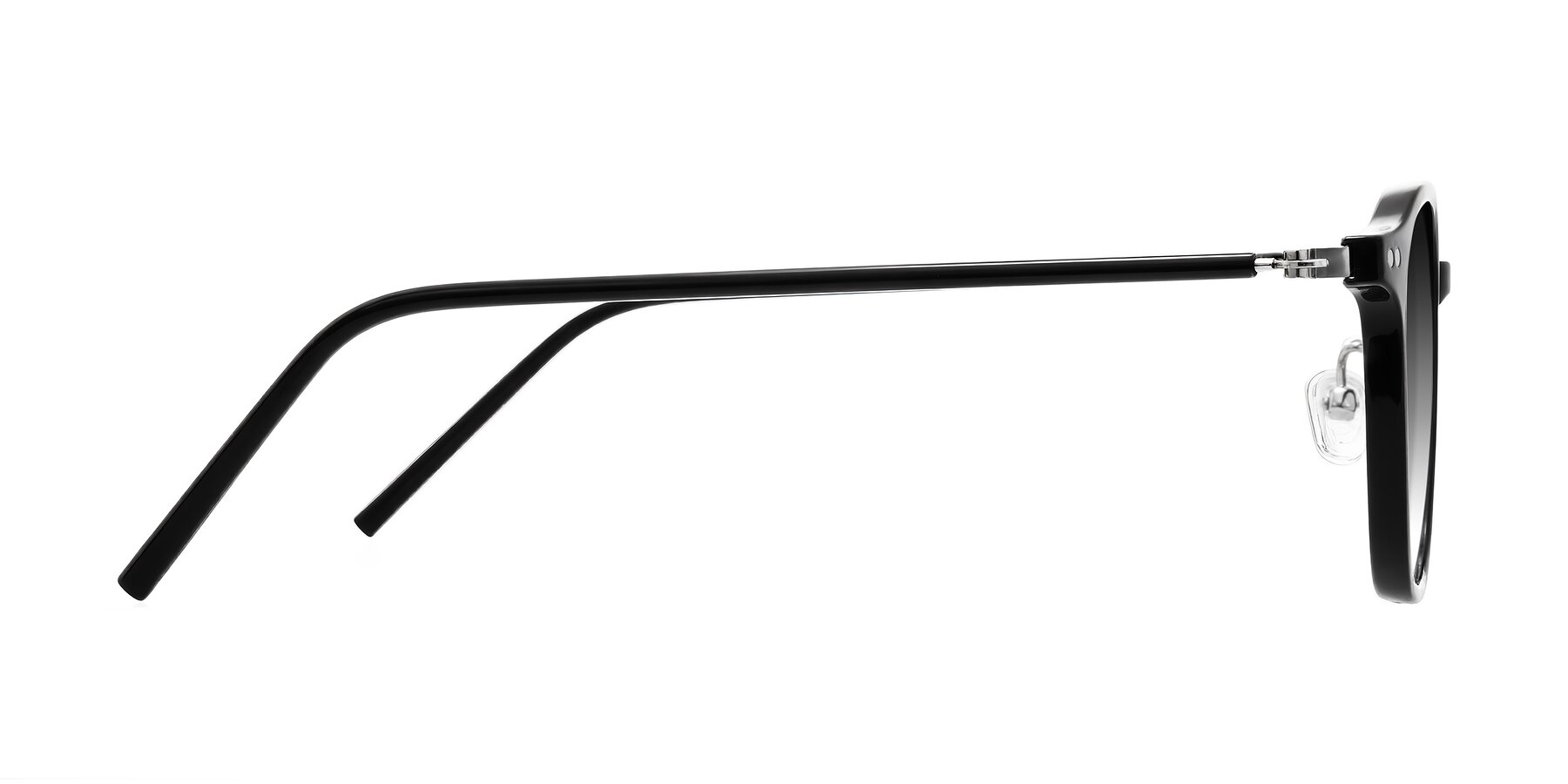Side of Bicknell in Black with Gray Gradient Lenses
