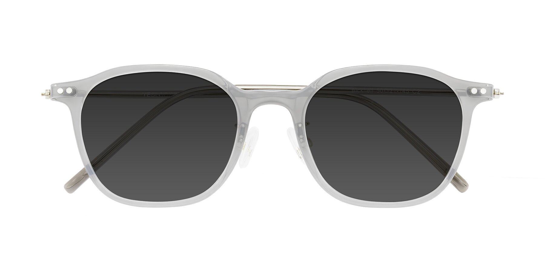 Folded Front of Bicknell in Ice Gray with Gray Tinted Lenses