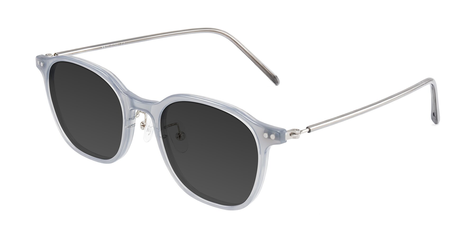 Angle of Bicknell in Ice Gray with Gray Tinted Lenses