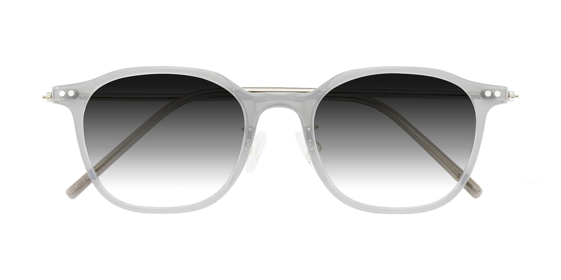 Folded Front of Bicknell in Ice Gray with Gray Gradient Lenses