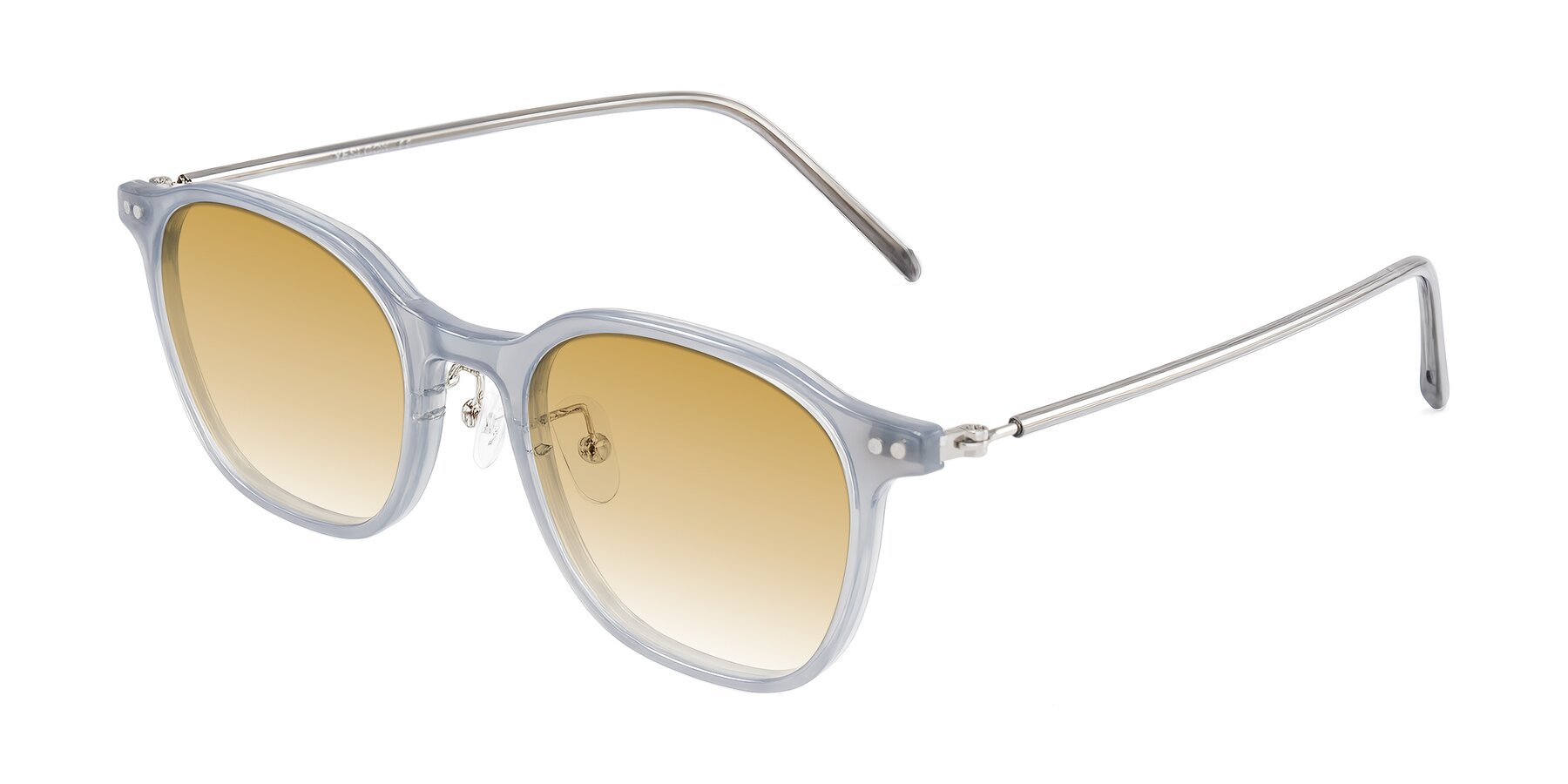 Angle of Bicknell in Ice Gray with Champagne Gradient Lenses