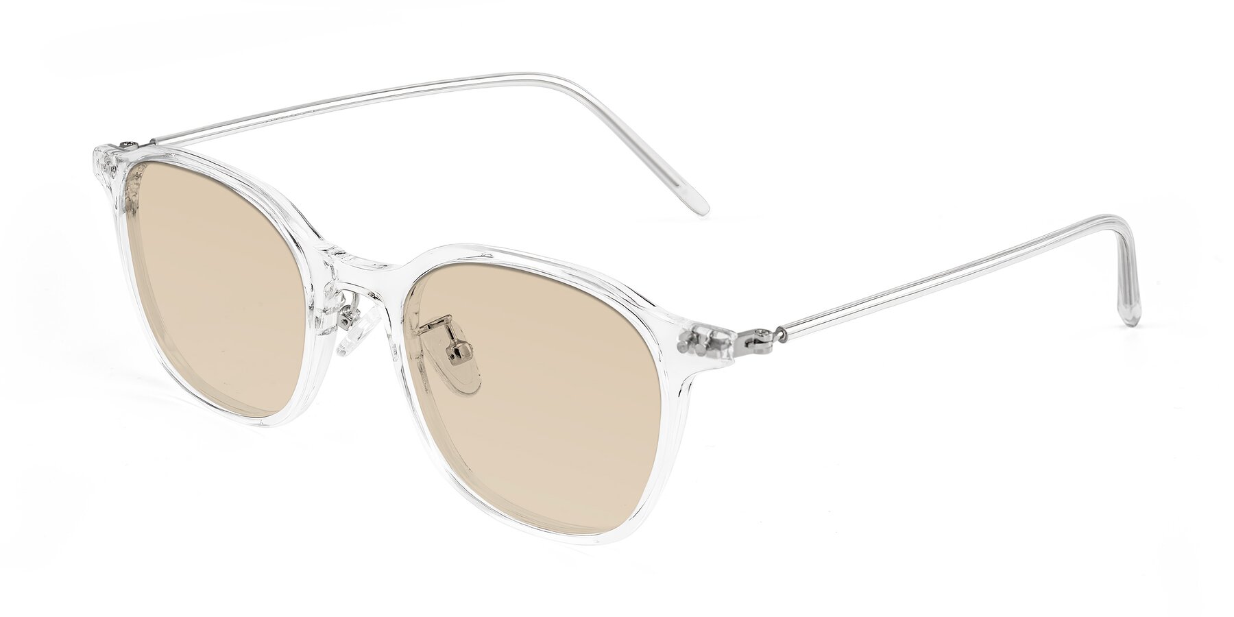 Angle of Bicknell in Clear with Light Brown Tinted Lenses