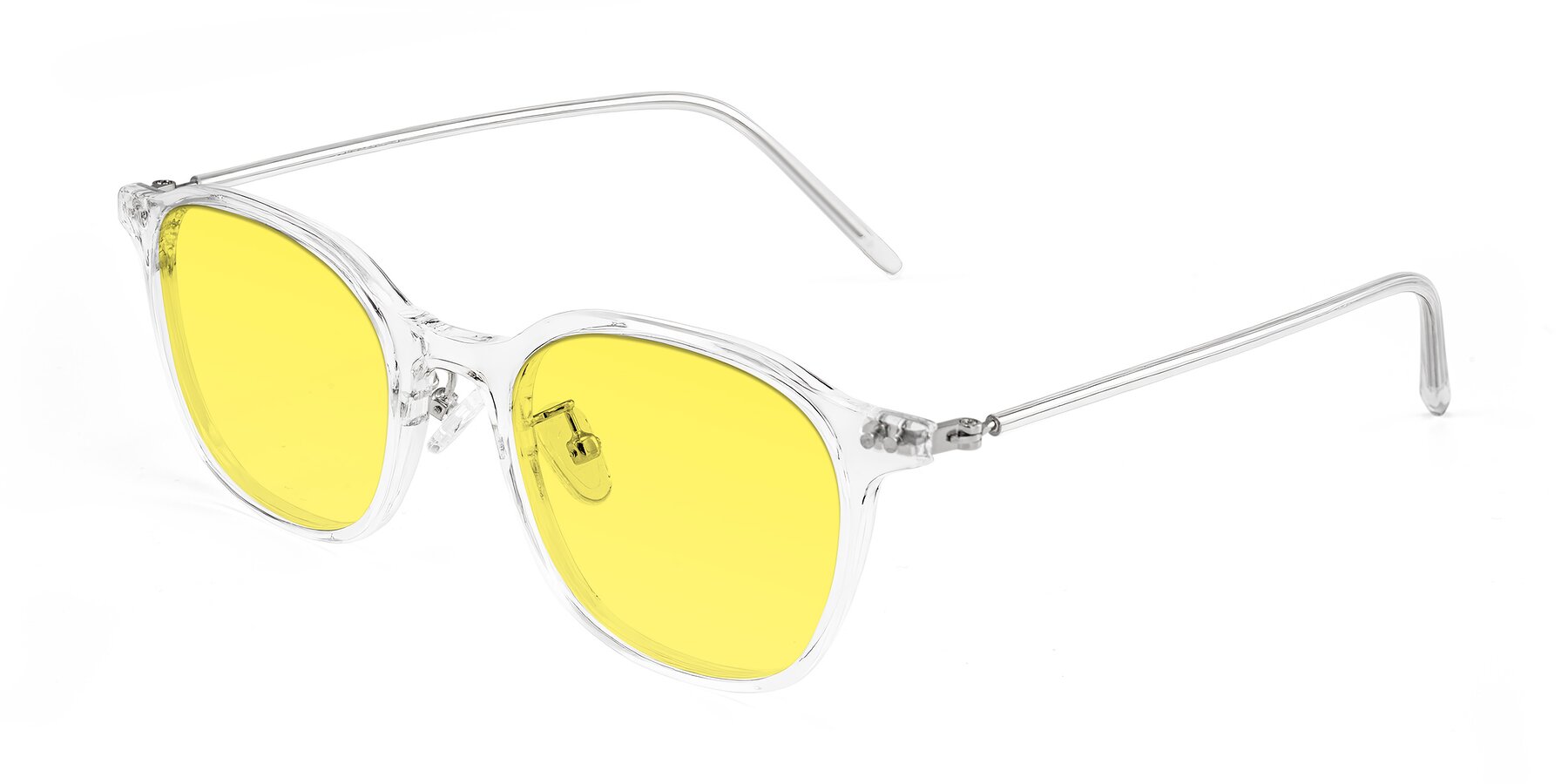 Angle of Bicknell in Clear with Medium Yellow Tinted Lenses