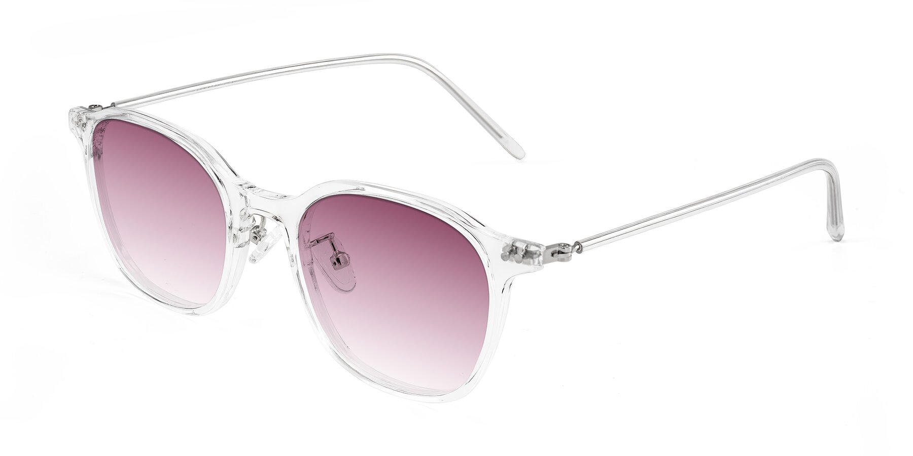 Angle of Bicknell in Clear with Wine Gradient Lenses