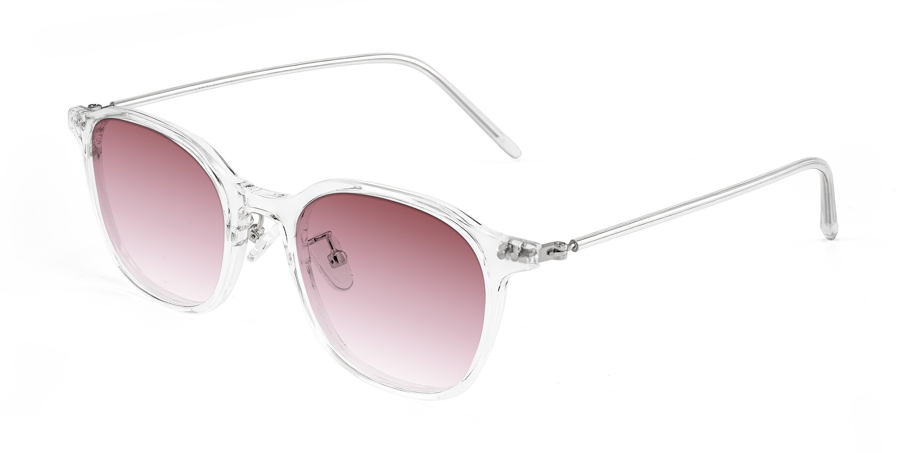 Angle of Bicknell in Clear with Garnet Gradient Lenses