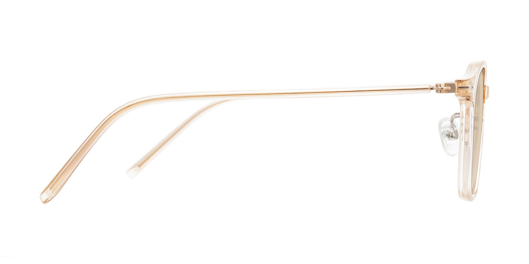 Side of Bicknell in Light Orange with Light Brown Tinted Lenses