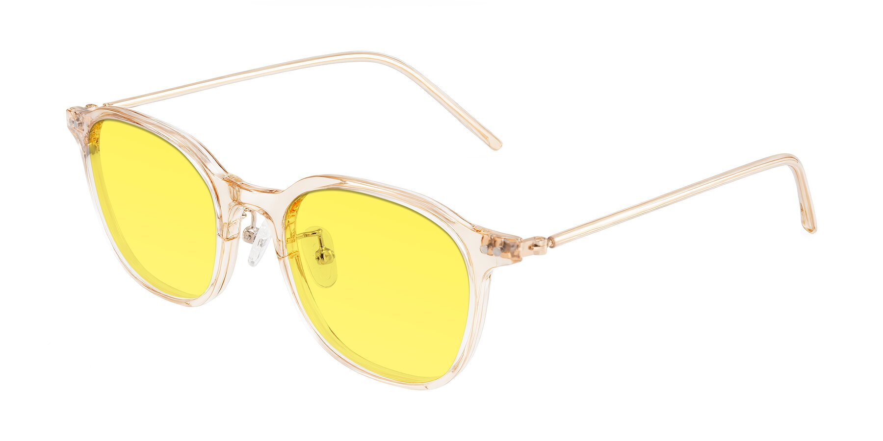 Angle of Bicknell in Light Orange with Medium Yellow Tinted Lenses