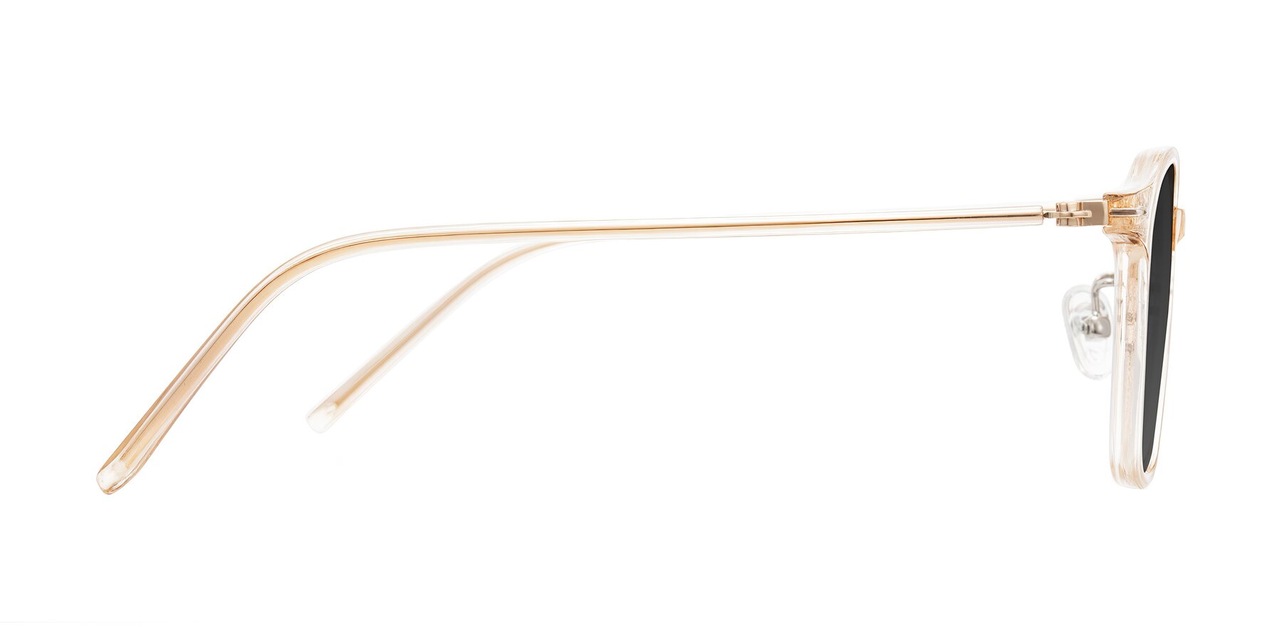 Side of Bicknell in Light Orange with Gray Tinted Lenses