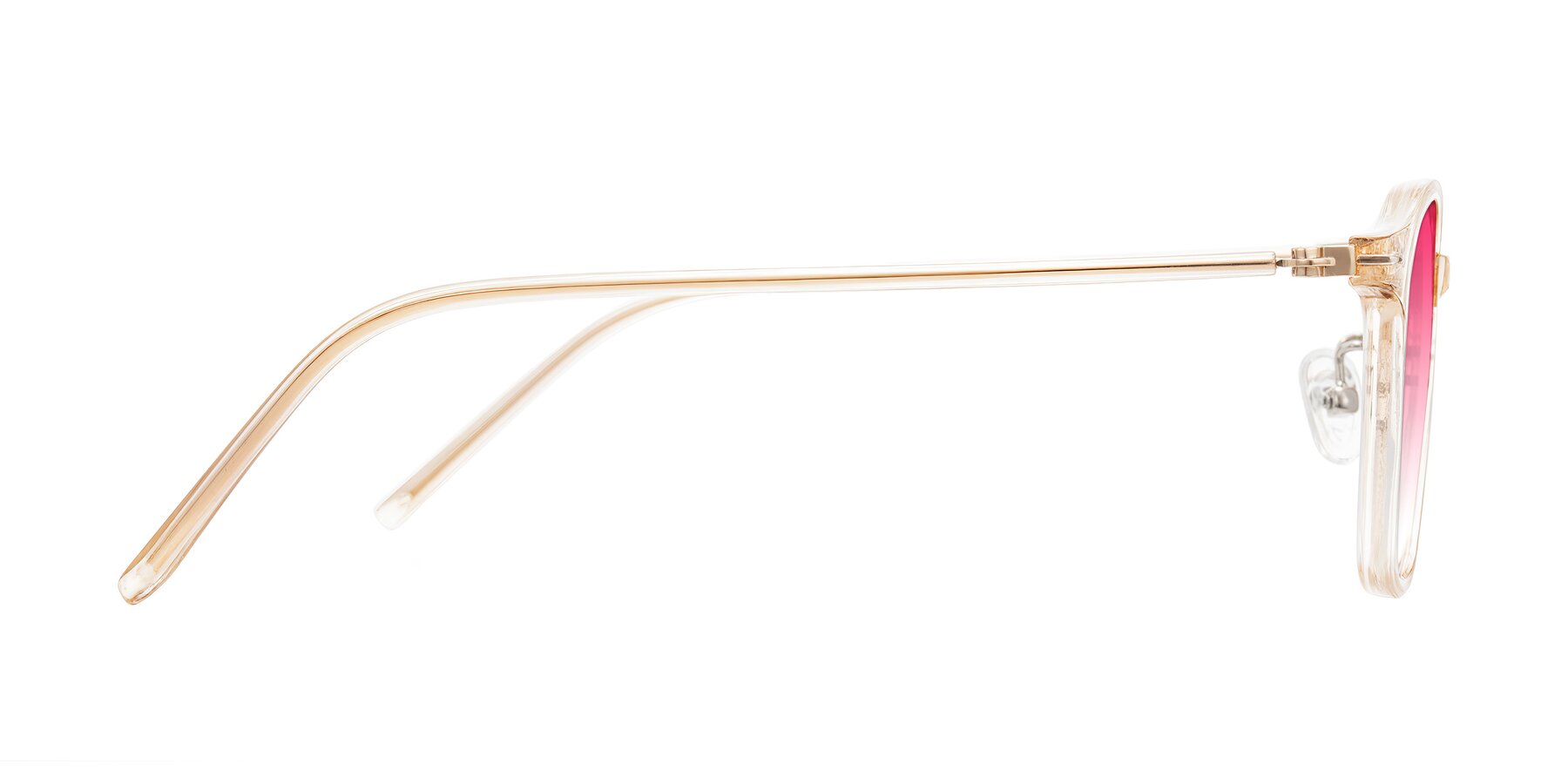 Side of Bicknell in Light Orange with Pink Gradient Lenses