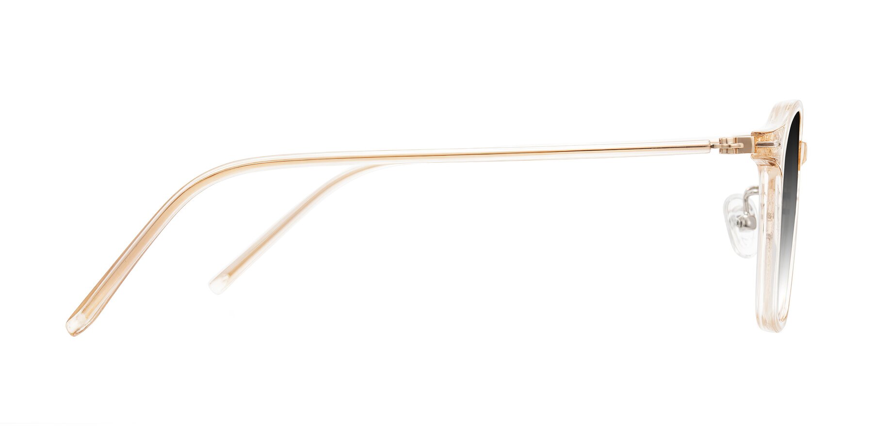 Side of Bicknell in Light Orange with Gray Gradient Lenses