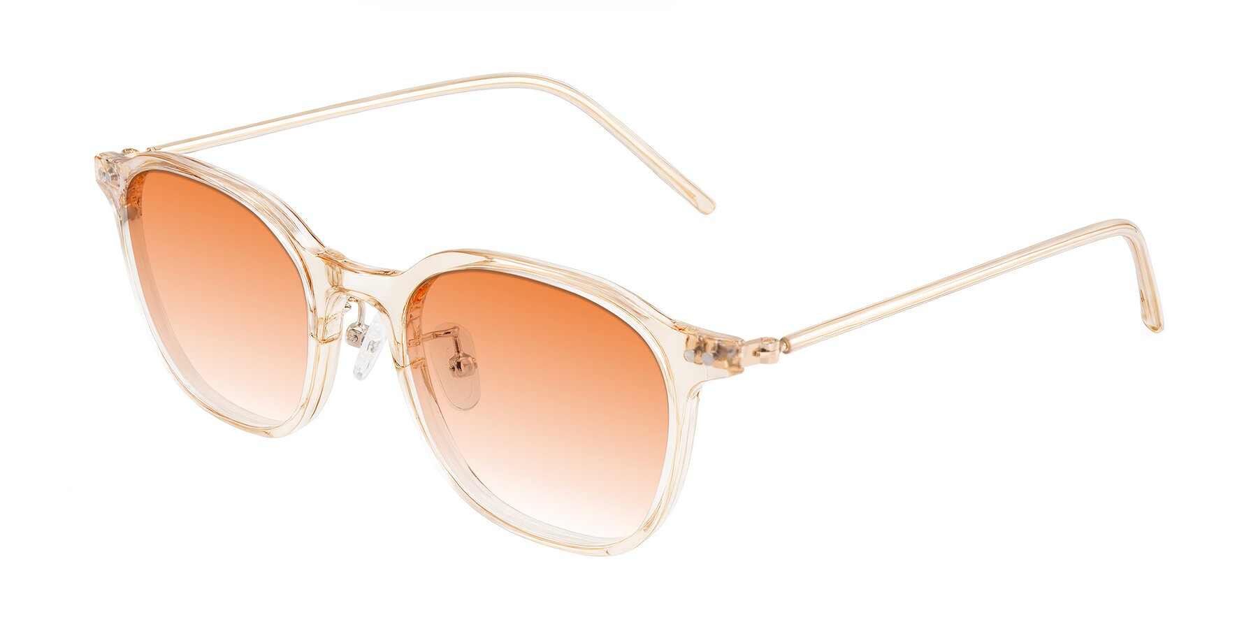 Angle of Bicknell in Light Orange with Orange Gradient Lenses