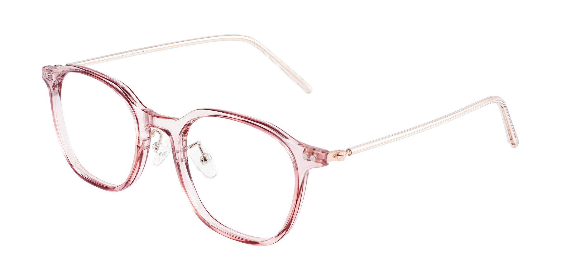 Angle of Bicknell in Light Wine with Clear Eyeglass Lenses