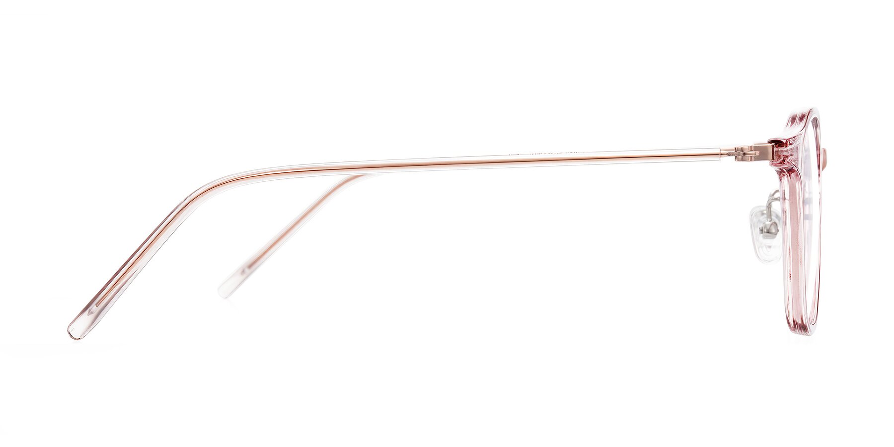 Side of Bicknell in Light Wine with Clear Eyeglass Lenses